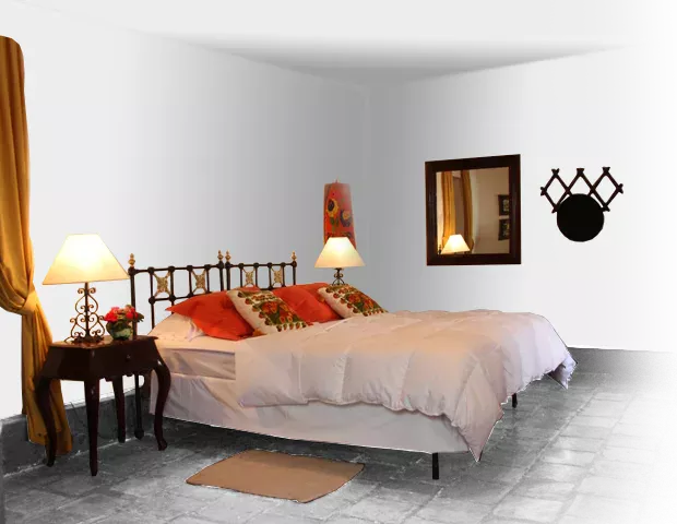 Room of Estancia El Bordo de las Lanzas, Salta, Argentina